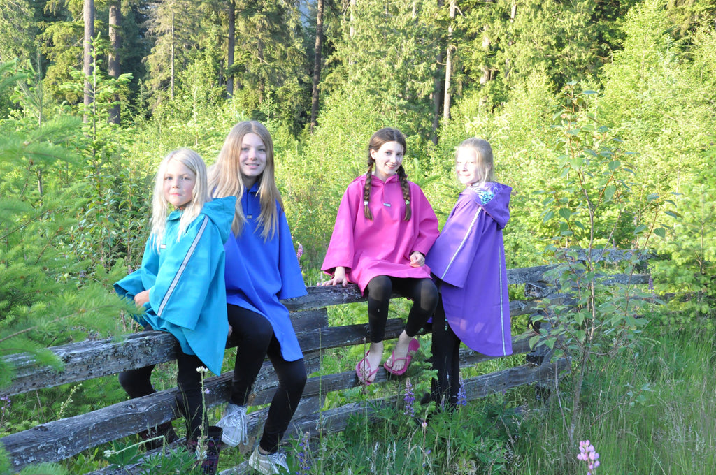 Rain Poncho - Fuchsia