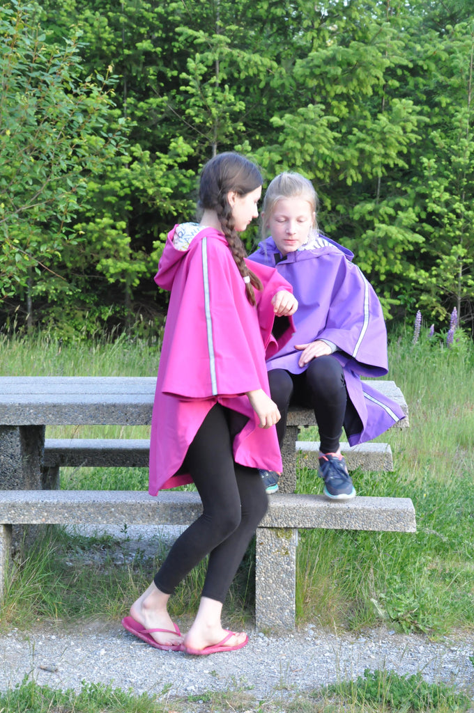 Rain Poncho - Fuchsia