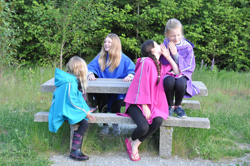 Rain Poncho - Fuchsia