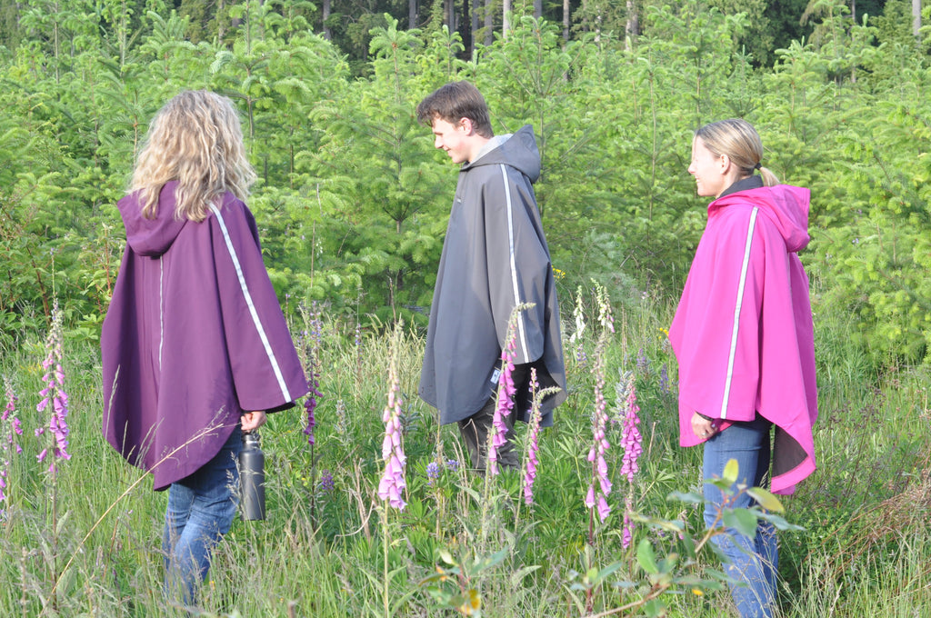 Rain Poncho - Fuchsia (TALL)