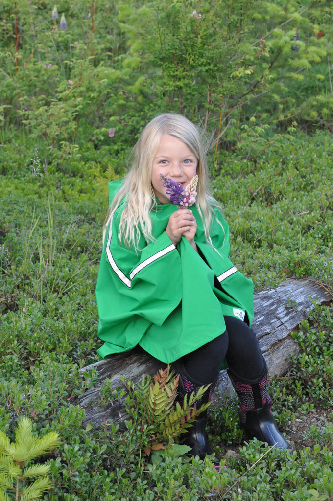 Rain Poncho - Apple Green