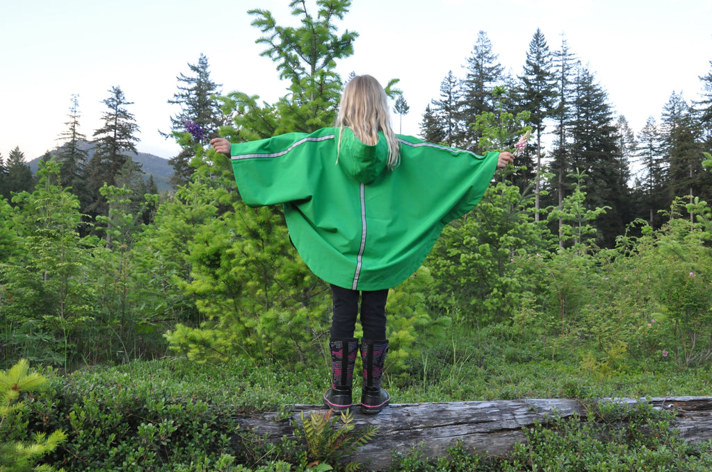 Rain Poncho - Apple Green