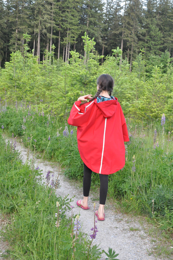 Rain Poncho - Red