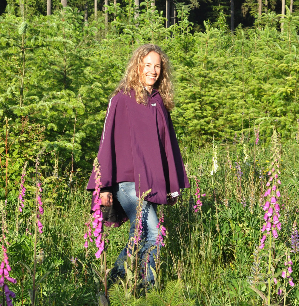 Rain Poncho - Aubergine (REG)