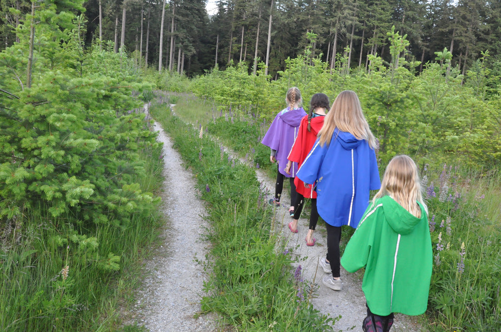 Rain Poncho - Apple Green