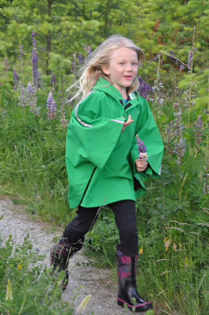 Rain Poncho - Apple Green