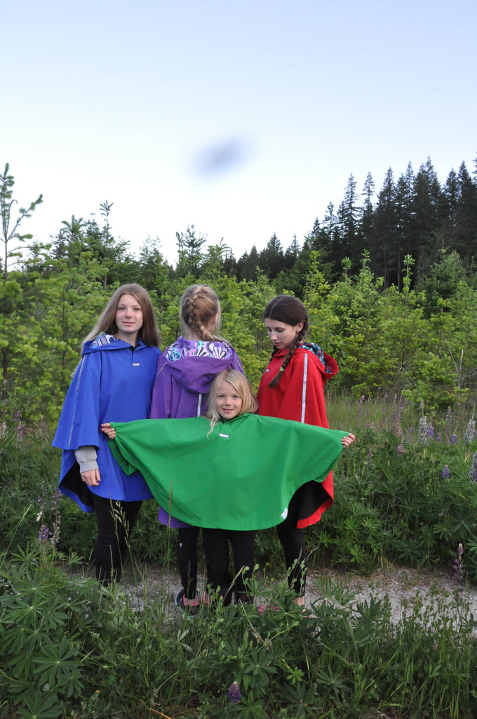 Rain Poncho - Apple Green