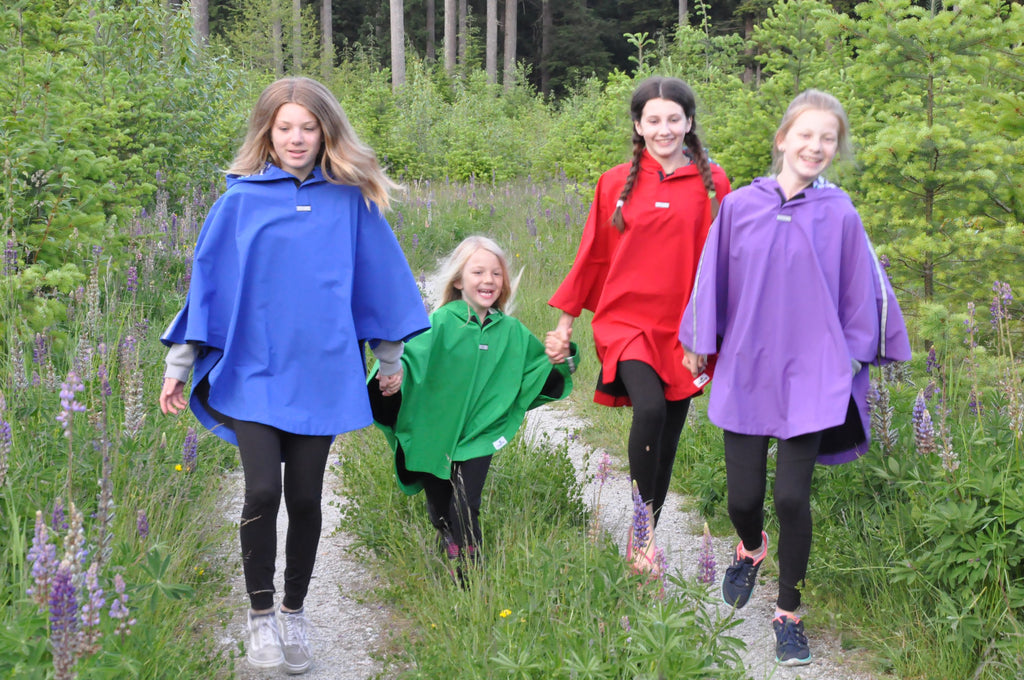 Rain Poncho - Apple Green