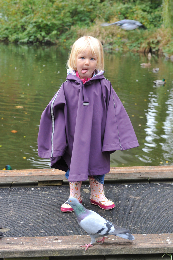 Rain Poncho - Aubergine 